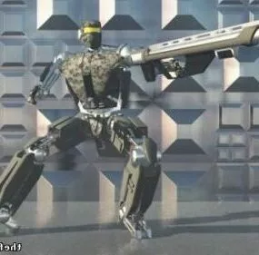 Droid Sci-fi Spy Robot 3d model