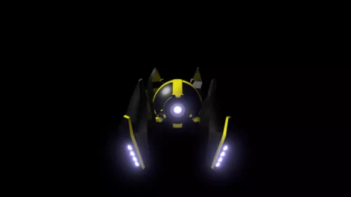 Bump Ball Robot 3d model
