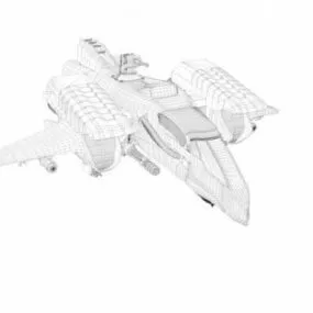 Dropship Spaceship 3d model