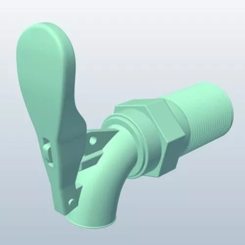 Instrument Drum Brass Disc On Tripod 3d model
