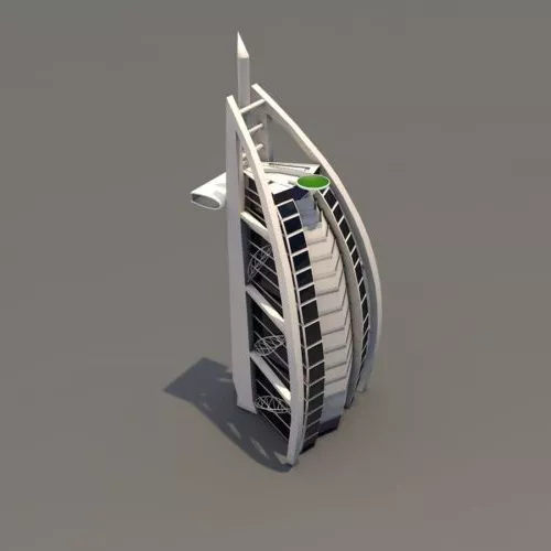 Buoy Floating Device On Sea 3d model