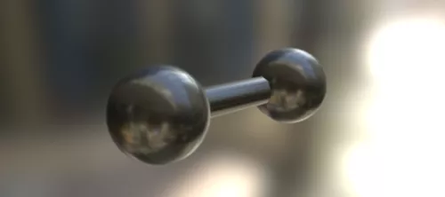 Metal Dumbbells 3d model Metal Dumbbells 3d model