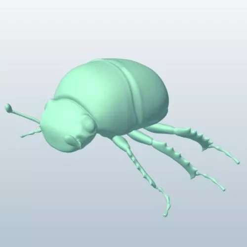 Lowpoly Dung Beetle 3d model Lowpoly Dung Beetle 3d model