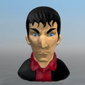 Character Dylan Bust 3d model