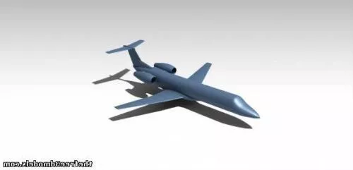 Modern Fighter Plane Concept 3d model