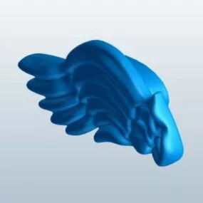 Eagle Wing Sculpture 3d model