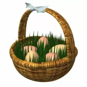 Easter Basket 3d model
