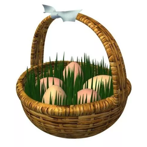 Basket Sphere Shaped 3d model