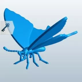 Swallowtail Butterfly 3d model