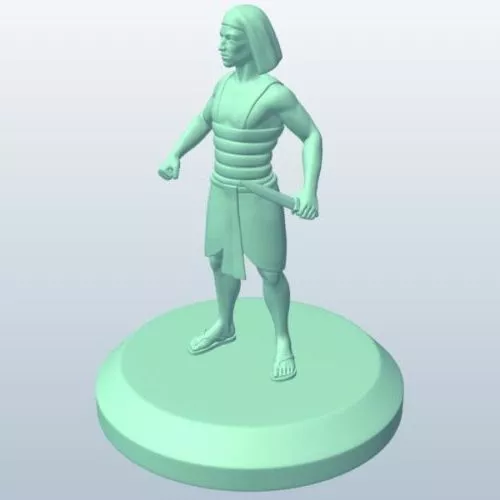 Arena Ring With Cartoon Character 3d model