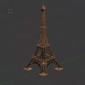 Realistic Eiffel Tower 3d model