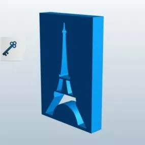 Eiffel Tower Figurine 3d model