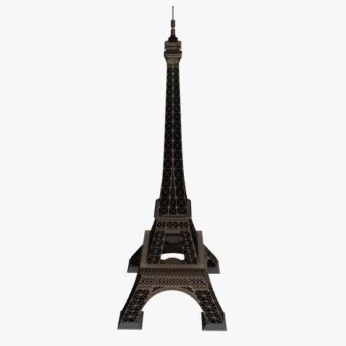 French Eiffel Tower Lowpoly 3d model French Eiffel Tower Lowpoly 3d model