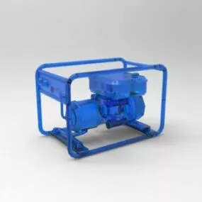 Industrial Electric Generator 3d model