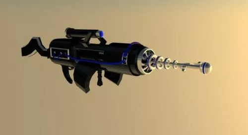 M82a1 Sniper Rifle Gun 3d model
