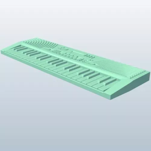 Electronic Keyboard Printable Free 3d Model - .Obj, .Stl - Open3dModel