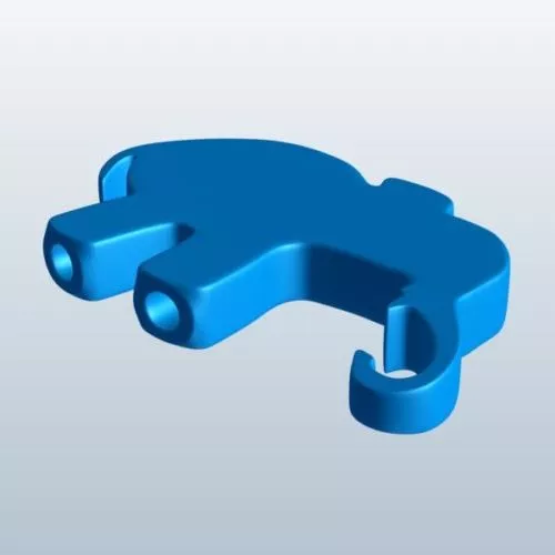 Elephant Stuffed Toy 3d model