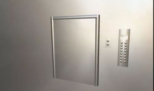 Apartment Elevator Doors 3d model Apartment Elevator Doors 3d model