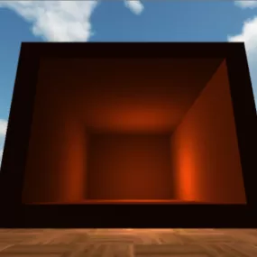 Simple Empty Room 3d model
