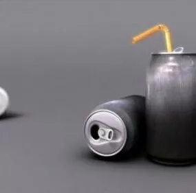 Soda Tin 3d model