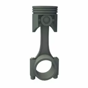 Car Engine Piston 3d model