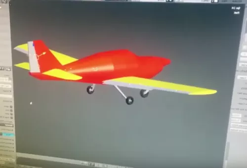 Radial Engine Part Of Machine 3d model