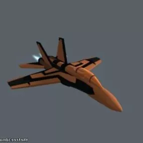 F18 Aircraft Concept 3d model