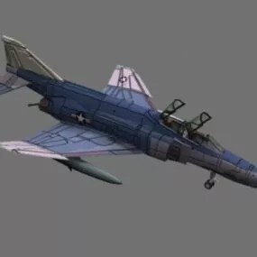 F4 Phantom Aircraft 3d model