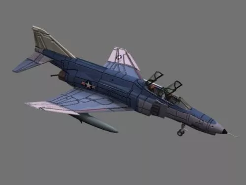 F4 Phantom Aircraft 3d model F4 Phantom Aircraft 3d model