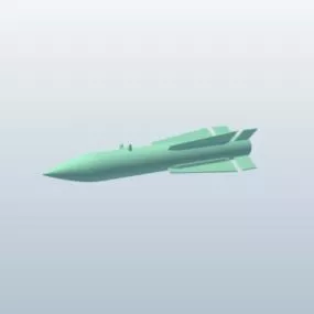 F14a Aim54 Phoenix Missile 3d model