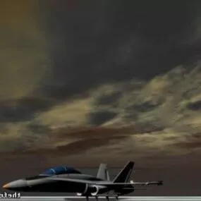F18 hornet Fighter 3d model