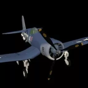 F4u1 Consiar Plane 3d model