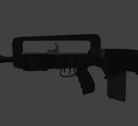 Gun Famas F1 Weapon 3d model