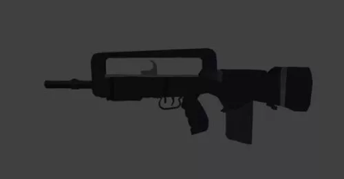 Luger Pistol Gun 3d model