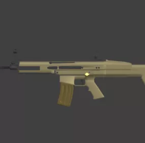Fn Scar-h Gun 3d model