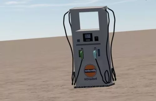 Water Dispenser With Stand 3d model