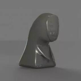 Faceless Man Abstract Figurine 3d model