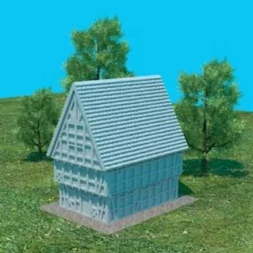 Fachwerkhaus House 3d model
