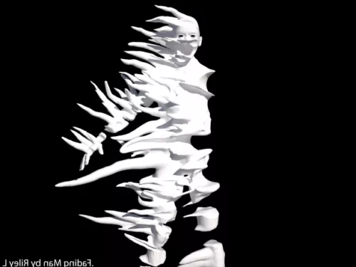 Fading Man Character 3d model Fading Man Character 3d model