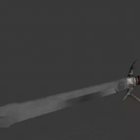 Falchion Single-edged Sword 3d model