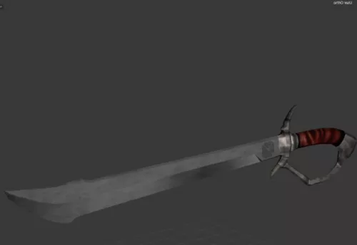 Dark Evil Blade 3d model