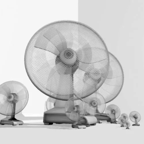 Desk Fan Animated 3d model Desk Fan Animated 3d model