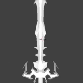 Fantasy Game Sword 3d model