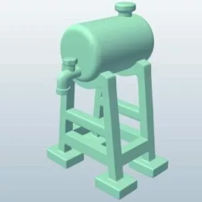 Single Barrel Printable 3d model