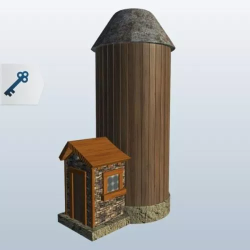 House On Sky 3d model