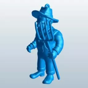 Farmer Character 3d model
