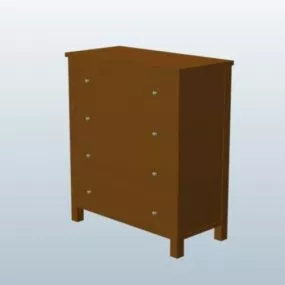 Farmhouse Drawer Furniture 3d model