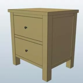 Farmhouse Night Table 3d model