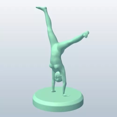 Animated Yellow Robot 3d model