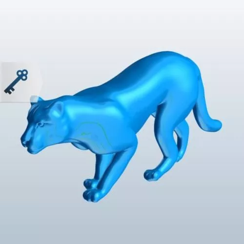 Figurine Man Blow Fire 3d model